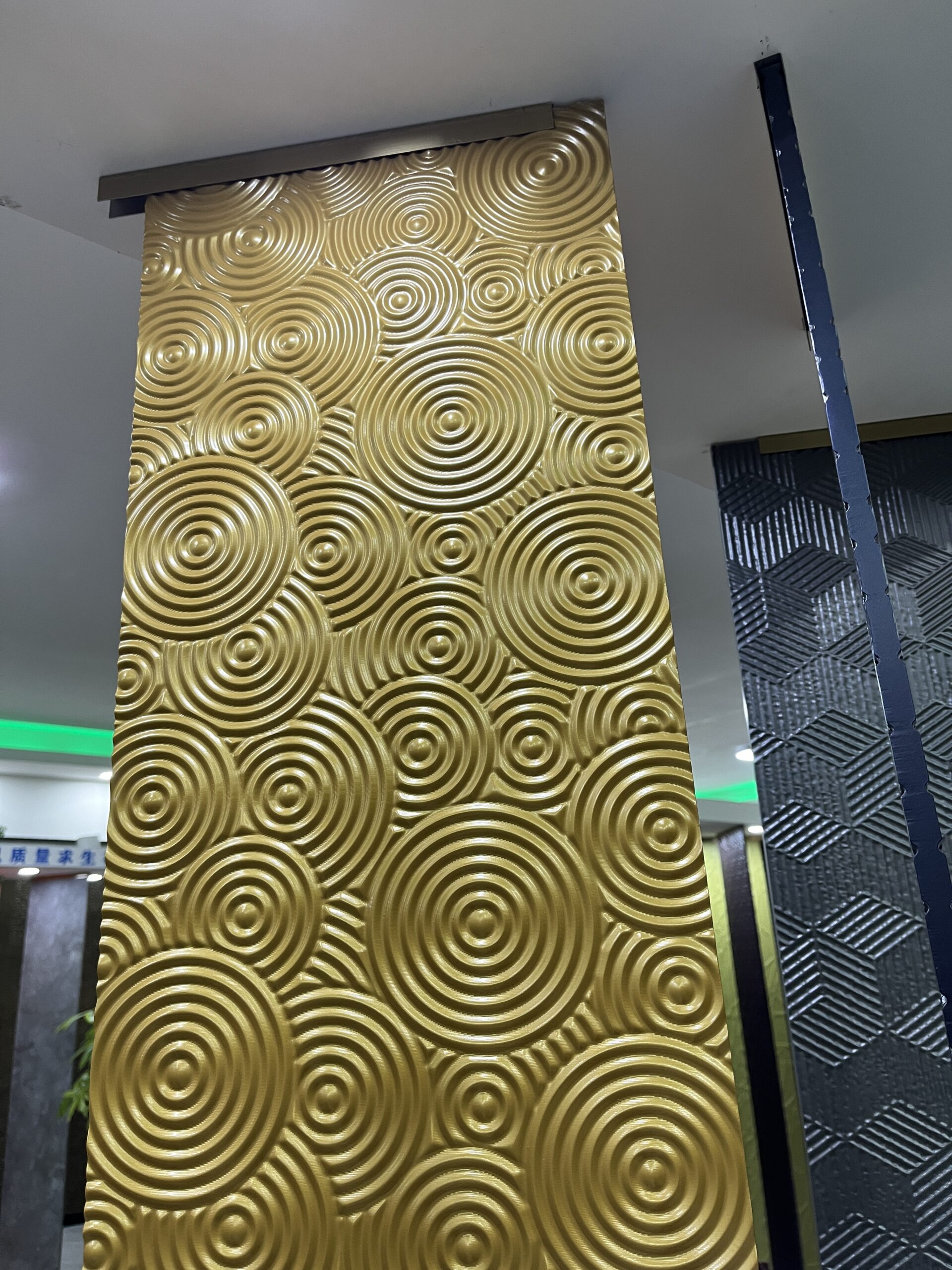Embossed Metal Wall Panel with 3D Texture | Architectural Interior Design - Image 2