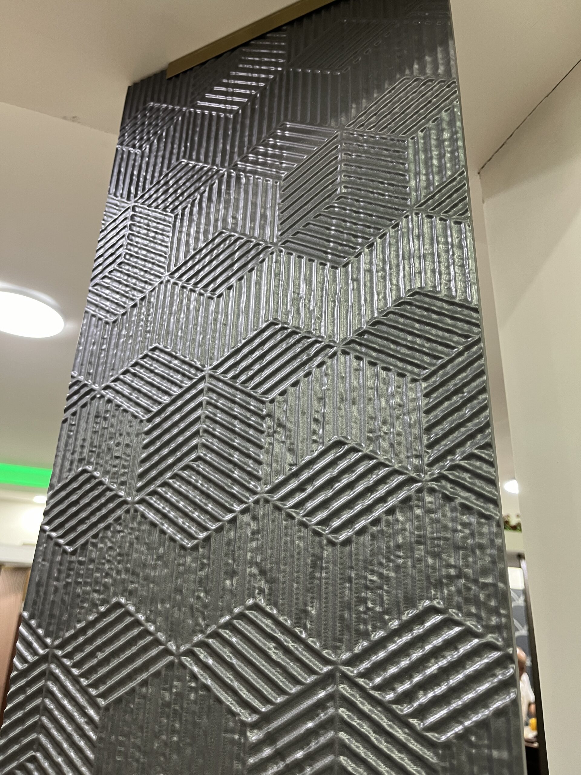 Embossed Metal Wall Panel with 3D Texture | Architectural Interior Design - Image 11