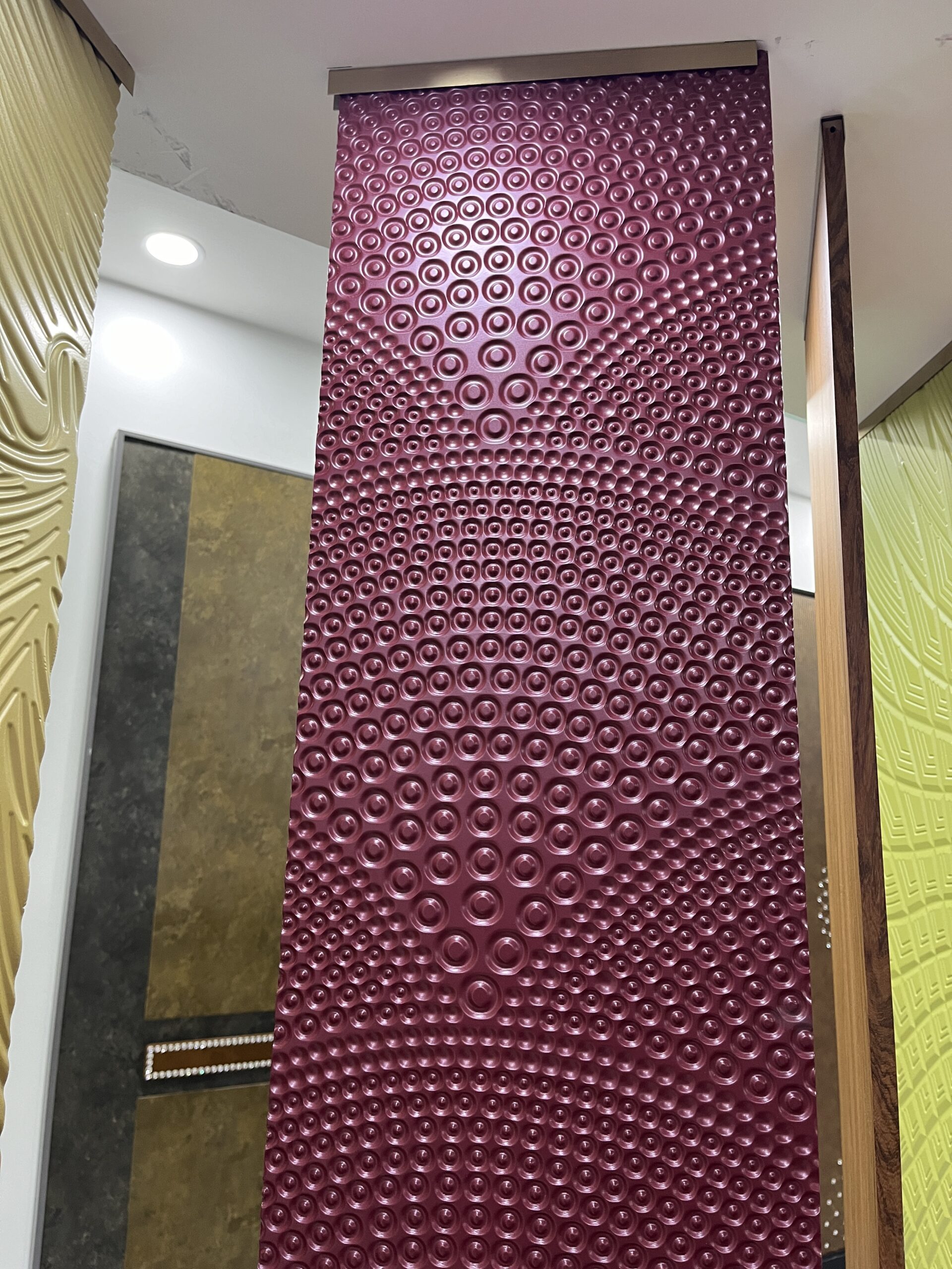 Embossed Metal Wall Panel with 3D Texture | Architectural Interior Design - Image 7
