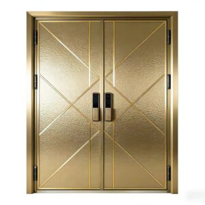 Discover modern aluminum front doors designed for contemporary homes and luxury villas. Durable, stylish, and fully customizable entrance door solutions.